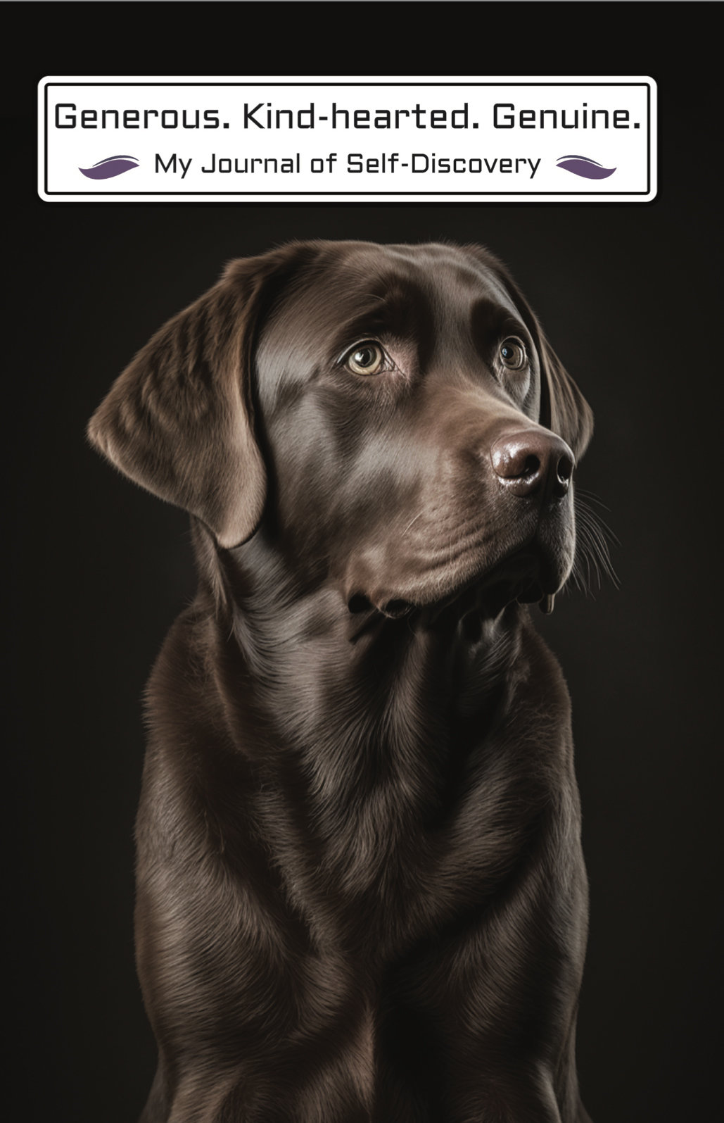 Image of a chocolate Labrador retriever on the front cover of this journal