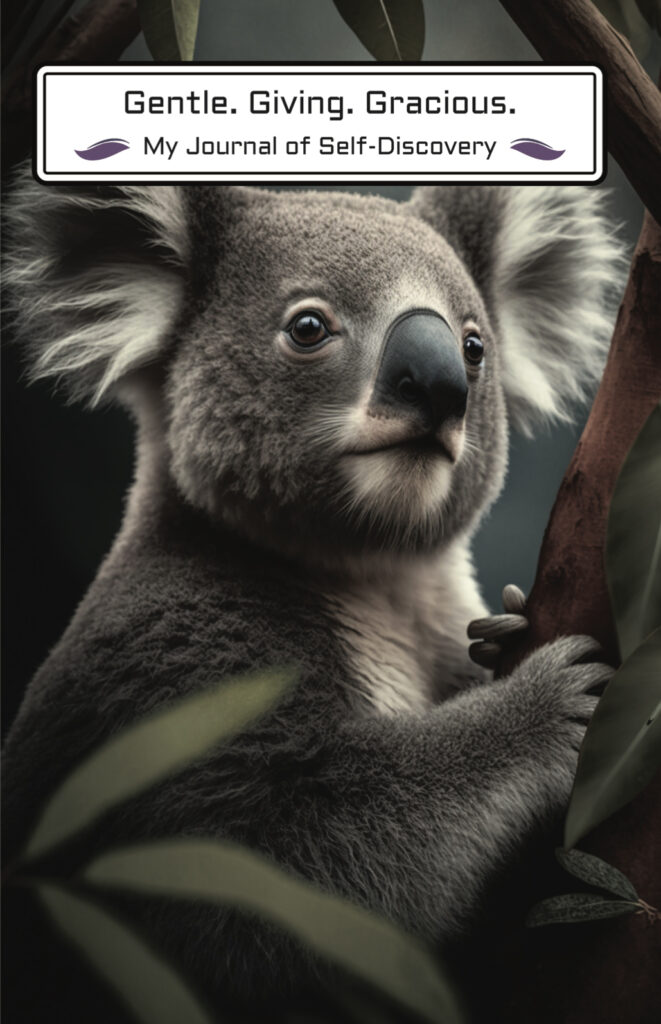 Image of a koala on the front cover of this journal